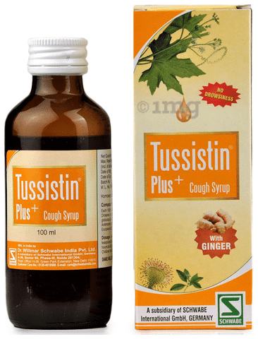 Dr Willmar Schwabe India Tussistin Plus Cough Syrup With Ginger