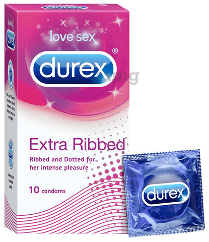 Durex Extra Ribbed Condom