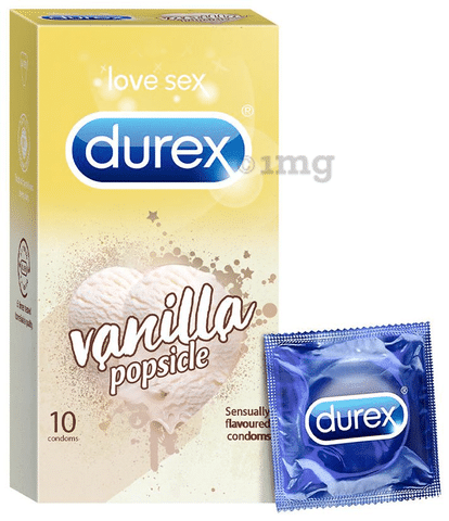 Durex Vanilla Popsicle Flavoured Condom