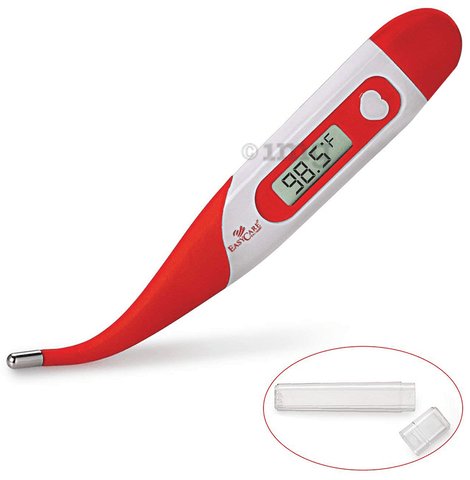 EASYCARE EC 5058 Digital Thermometer Flexible Red