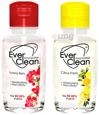 Ever Clean All In 1 Sanitizer (60ml Each) Citrus Fresh 1 Yummy Berry 1