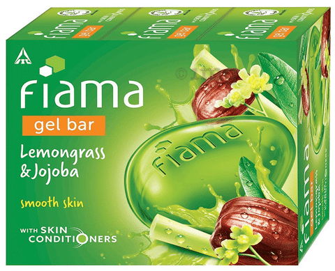 Fiama Gel Bar (125gm Each) Lemongrass & Jojoba