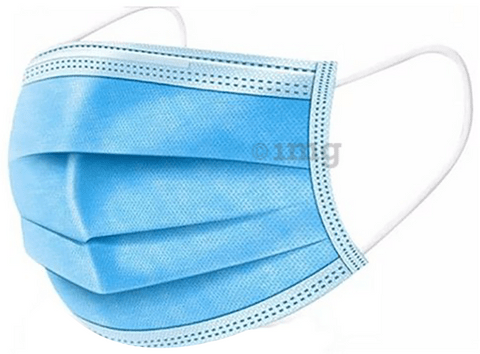 Fine Morning Pharma Safe X Disposable 3 Ply Surgical Face Mask Blue Green with Nosepin
