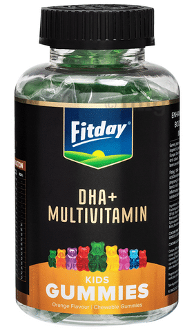 Fitday DHA + Multivitamin Kids Gummies Orange