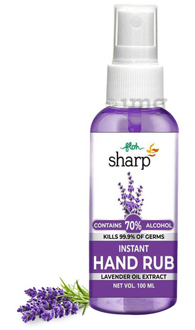 FLOH Sharp Instant Hand Rub Sanitizer (100ml Each) Lavender Oil Extract