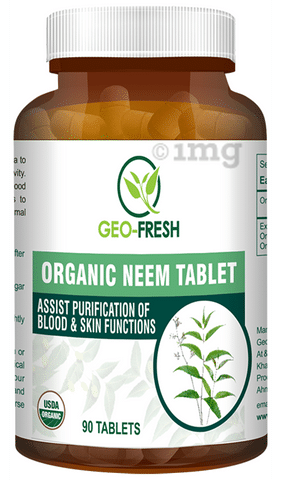 Geo Fresh Organic Neem 600mg Tablet