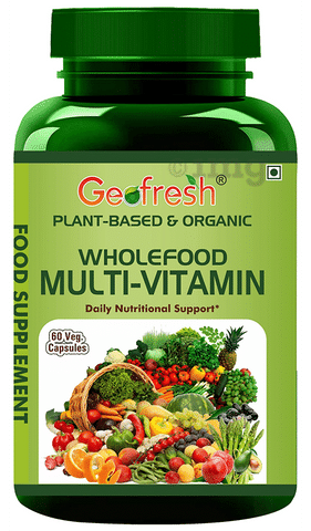 Geofresh Natural Plant Based & Organic Wholefood Multivitamin Capsule