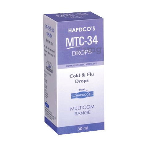 Hapdco MTC-34 Cold & Flu Drop