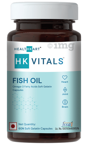 HealthKart HK Vitals Fish Oil Omega 3 Fatty Acids Soft Gelatin Capsule