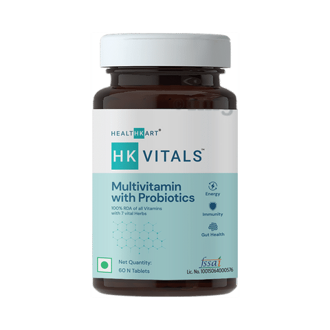 HealthKart HK Vitals Multivitamin with Probiotics Tablet