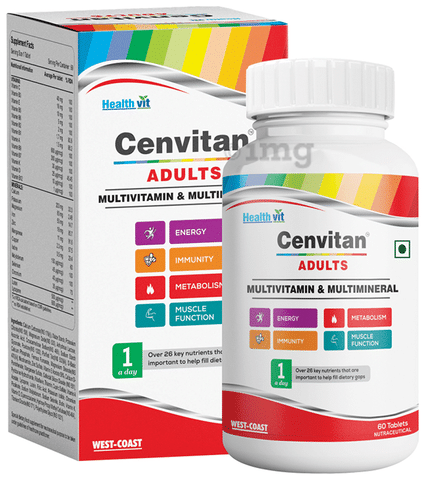 HealthVit Cenvitan Adults Multivitamin & Multimineral Tablet
