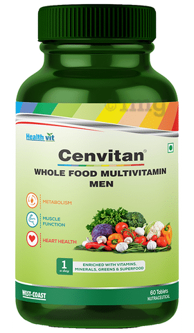 HealthVit Cenvitan Whole Food Multivitamin Men Tablet