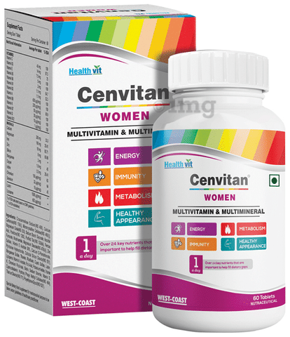 HealthVit Cenvitan Women Multivitamin & Multimineral Tablet