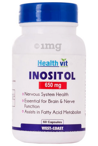 HealthVit Inositol 650mg  Capsule