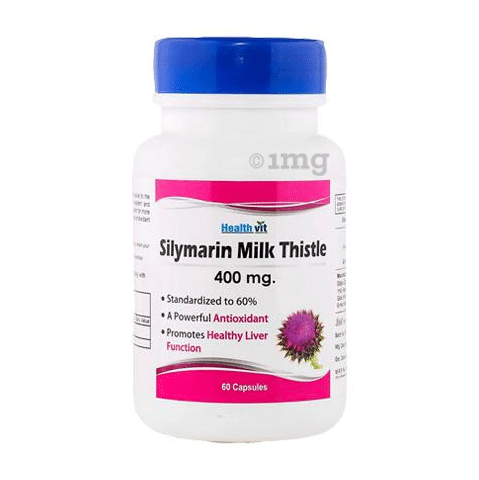 HealthVit Silymarin Milk Thistle 400mg Capsule