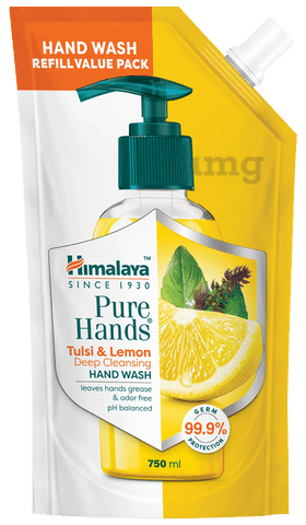 Himalaya Personal Care Tulsi & Lemon Deep Cleansing Pure Hands Hand Wash Refill Pack