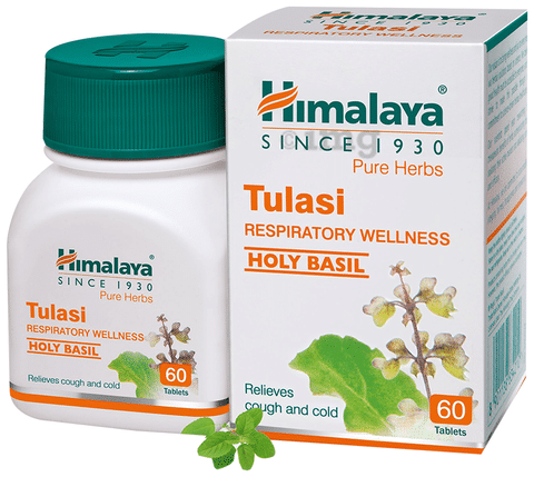 Himalaya Wellness Pure Herbs Tulasi Respiratory Wellness Tablet