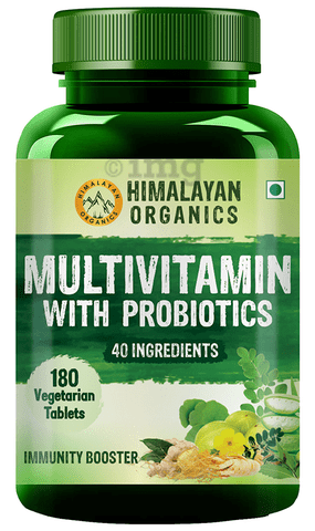 Himalayan Organics Multivitamin with Probiotics Vegetarian Tablet