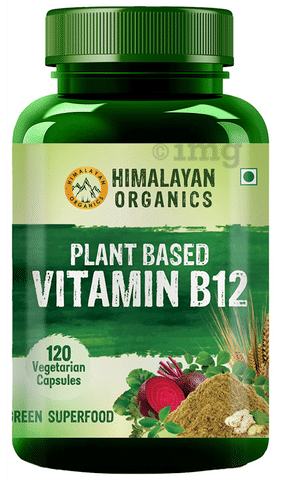 Himalayan Organics Organic B12 500mg Vegetarian Capsule