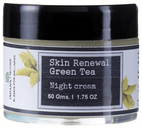 Imiana Organic Japanese Matcha Green Tea Skin Renewal Night Cream