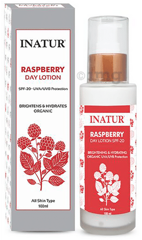Inatur Day Lotion SPF 20 Raspberry
