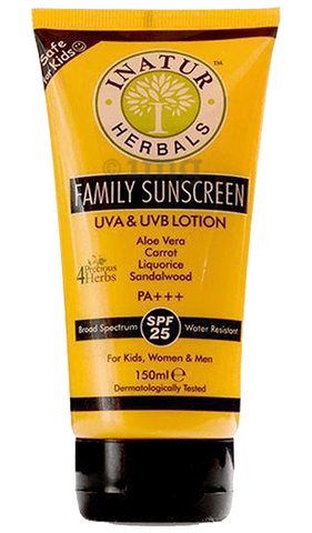Inatur Sunshield Sun Protection Lotion Family SPF 25