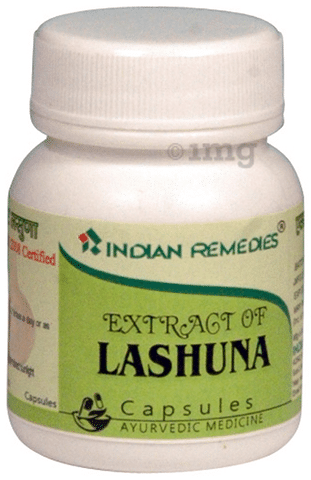 Indian Remedies Extract of Lashuna (Garlic) Capsule