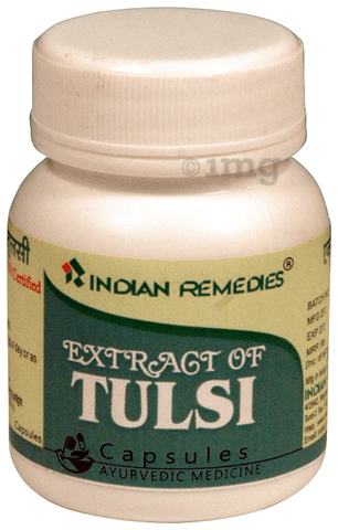 Indian Remedies Extract of Tulsi Capsule