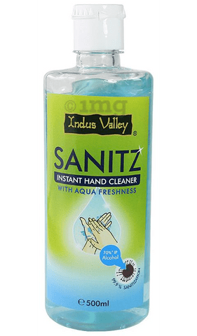 Indus Valley Sanitz Instant Hand Cleaner Sanitizer with Aqua Freshness