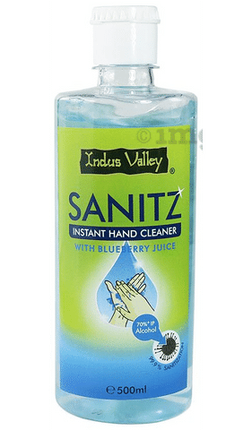 Indus Valley Sanitz Instant Hand Cleaner Sanitizer with Blueberry Juice