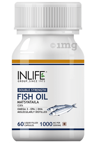 Inlife Fish Oil Omega 3,1000mg Capsule