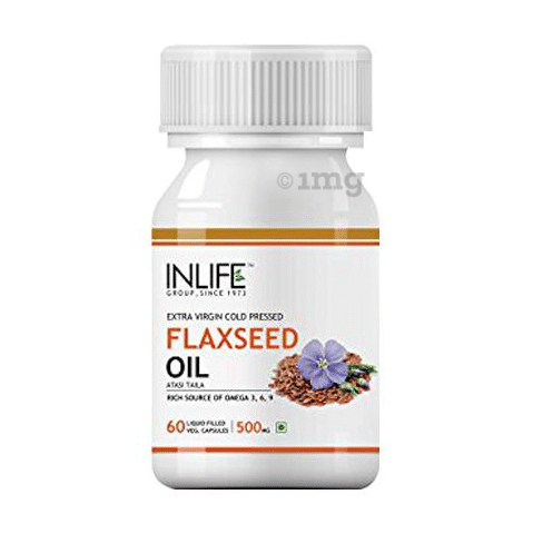 Inlife Flaxseed Oil Vegetarian Capsule