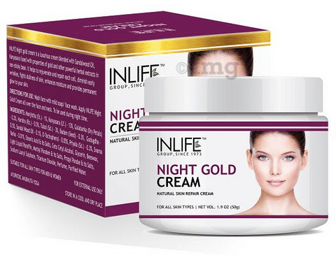 Inlife Night Gold Face Cream