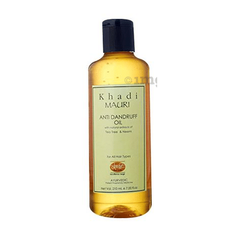 Buy Khadi Mauri Herbal Anti Dandruff Oil Online, View Uses, Review, Price,  Composition | SecondMedic