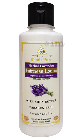 Khadi Pure Herbal Lavender Fairness Lotion with Sheabutter Paraben Free