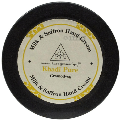 Khadi Pure Herbal Milk & Saffron Hand Cream with Sheabutter