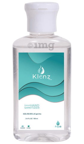 Klenz Plus Instant Hand Sanitizer (100ml Each) Aqua
