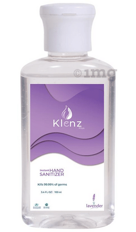 Klenz Plus Instant Hand Sanitizer (100ml Each) Lavender
