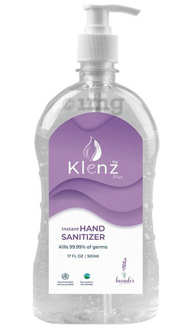 Klenz Plus Instant Hand Sanitizer Lavender