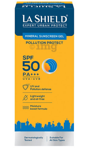 La Shield Expert Urban Protect Mineral Sunscreen Gel SPF 50