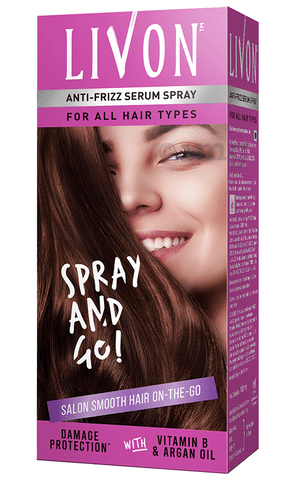 Livon Anti-Frizz Serum Spray for All Hair Types