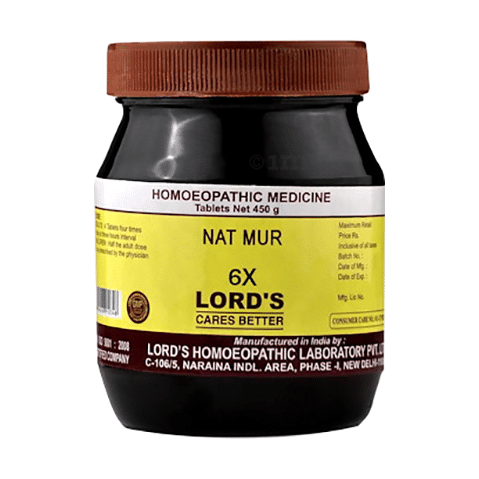 Lord's Nat Mur Biochemic Tablet 6X