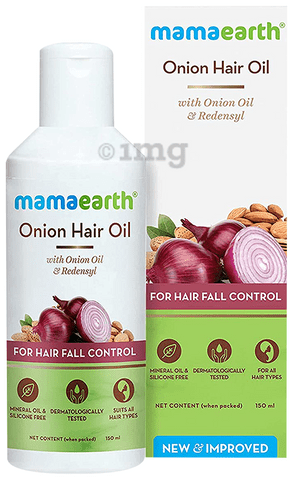 Buy Mamaearth Onion Hair Oil Online, View Uses, Review, Price, Composition  | SecondMedic