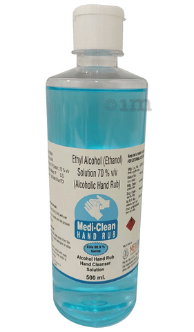 Medi-Clean Hand Rub Sanitizer with 70% Alcohol (2*500ml Each)