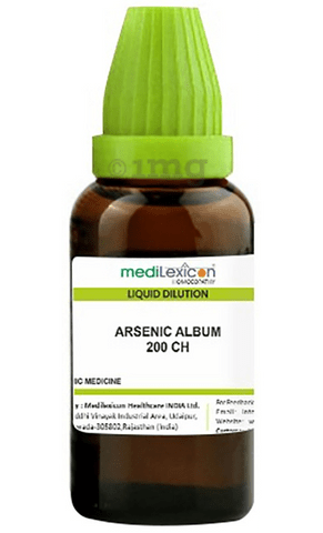 Medilexicon Arsenic Album Dilution 200 CH