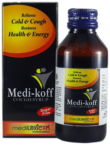 Medilexicon Medi-koff Cough Syrup Sugar Free Syrup Sugar Free