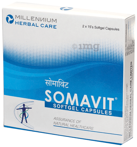 Millennium Herbal Care Somavit Softgel Capsule (30 Each)