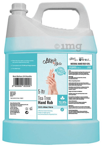 Mirah Belle Hand Rub Gel Sanitizer