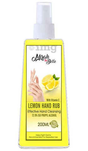 Mirah Belle Hand Rub Spray Sanitizer (200ml Each) Lemon with Vitamin E