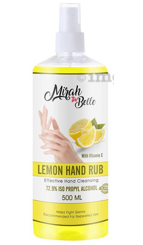 Mirah Belle Hand Rub Spray Sanitizer (500ml Each) Lemon with Vitamin E